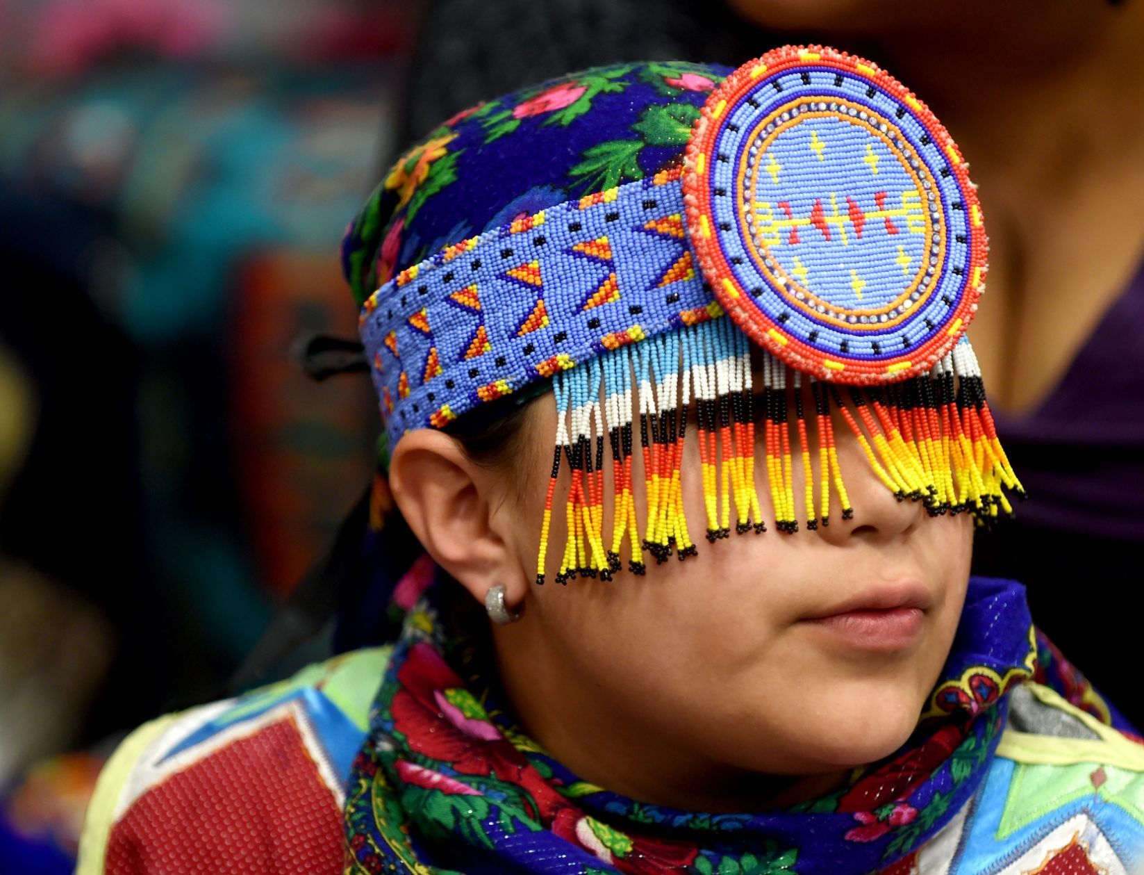 Beaded mask